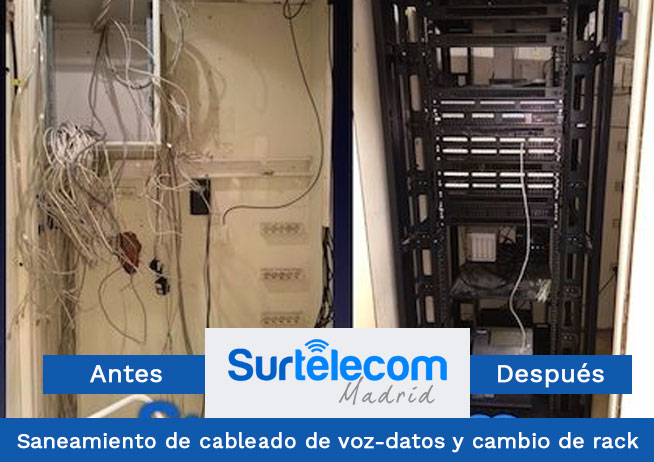 Saneamientos cable de voz - Surtelecom Madrid