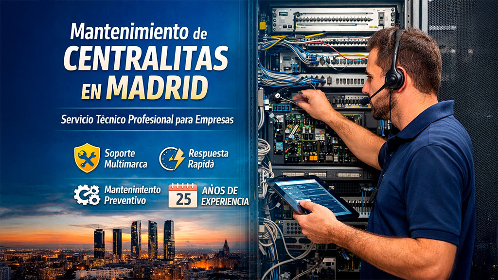 Mantenimiento de centralitas en Madrid – Servicio técnico experto de SurTelecom