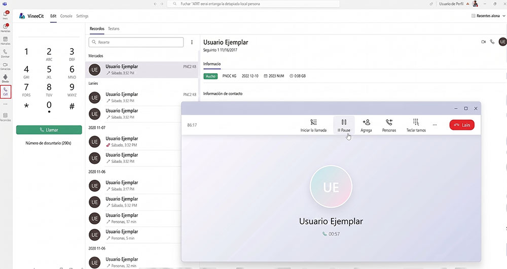 Integración con MS Teams